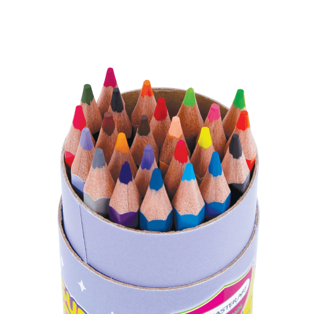 สีไม้ MASTER ART แคร์แบร์ รุ่นซุปเปอร์ไบรท์ 24 สี (คละลาย)_2
